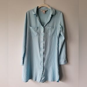 Freedom trail by kyodan Blue Shirt Dress